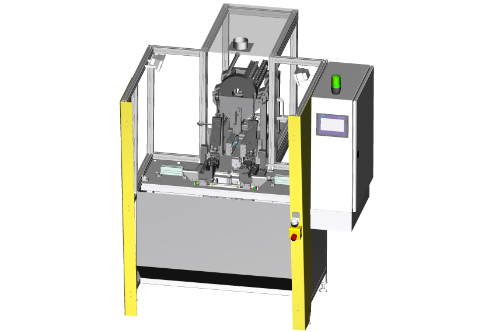 Machine for joining of rubber profiles